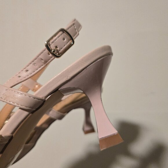 Light Nude-Pink Heels size 6.5 womens - Picture 8 of 11